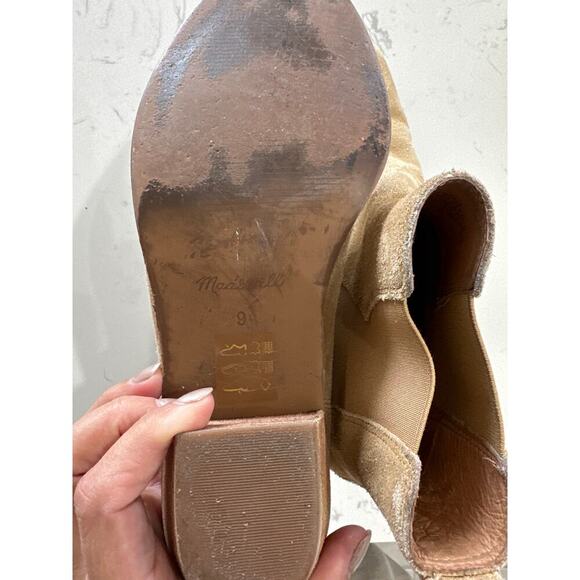 Madewell The Watkin Ankle Boot, Toffee, Size 9, EUC - Picture 8 of 9
